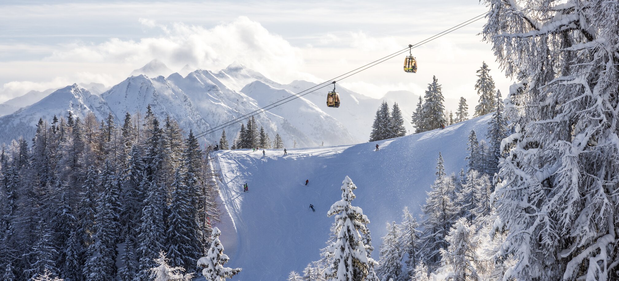 Skiing on the Hochwurzen | © Martin Huber