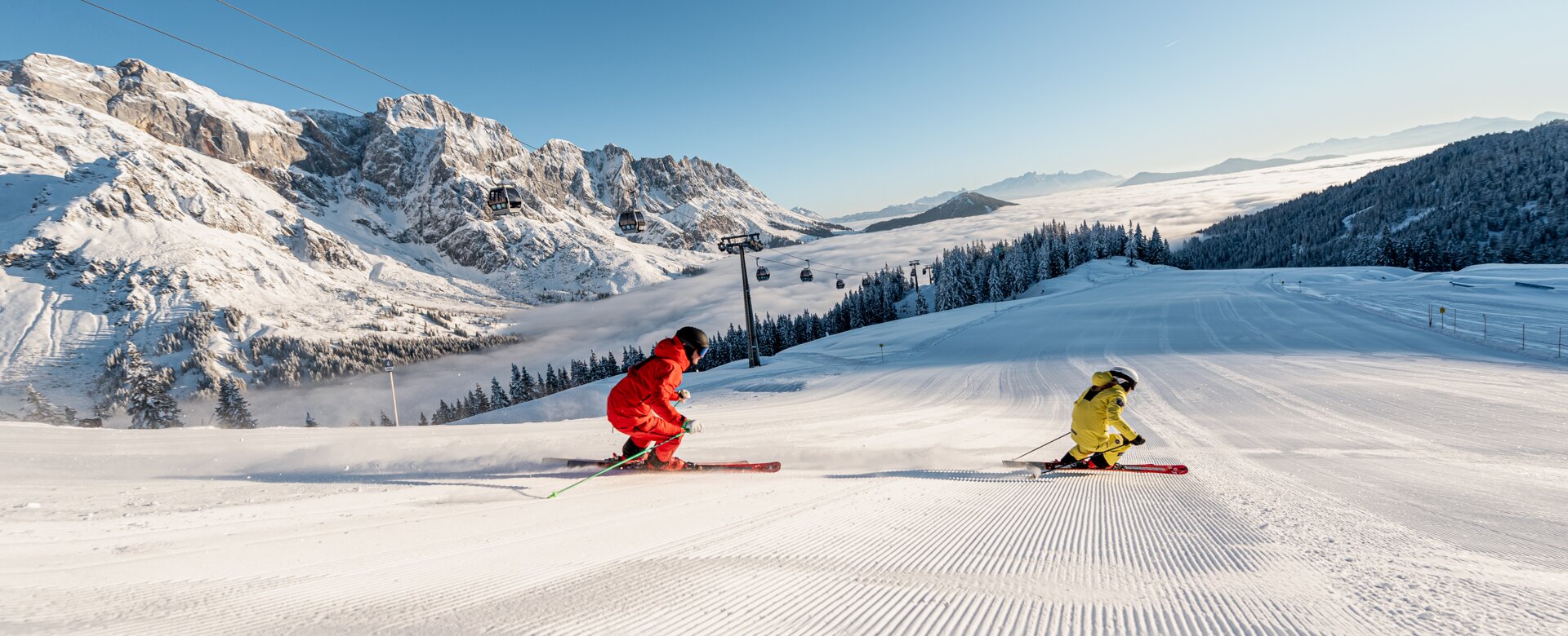 Skiing at the Hochkönig | © Hochkönig Tourismus GmbH